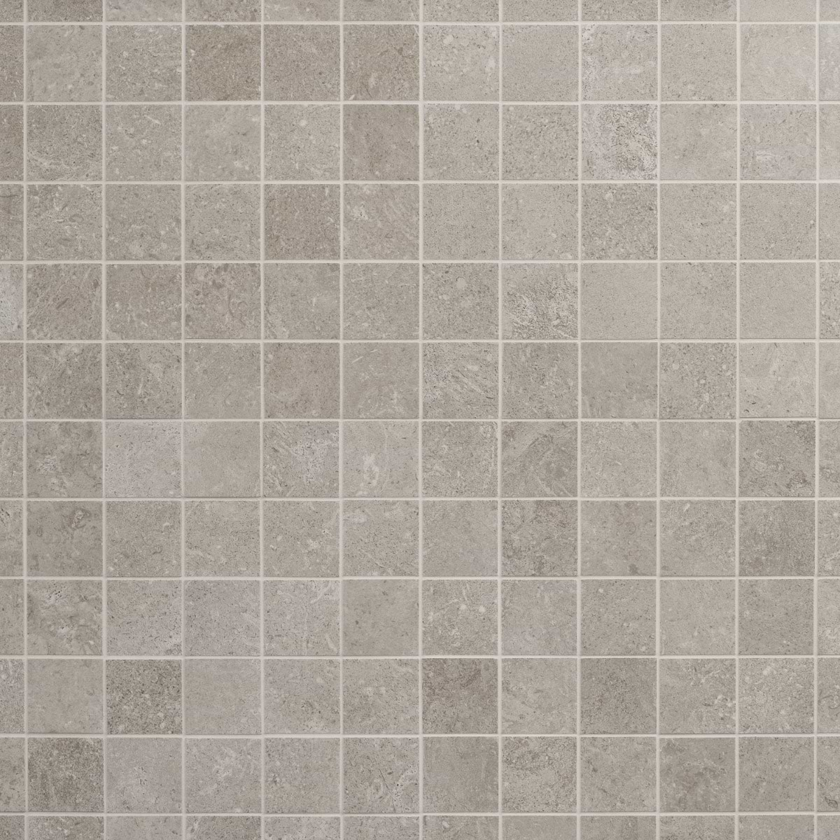 Saint Remy Grigio Gray 2x2 Limestone Look Matte Mosaic Tile