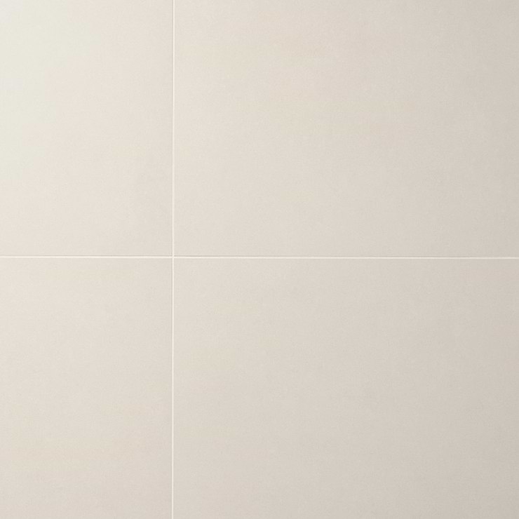 NewTech Bianco White 24x24 Double Loaded Matte Porcelain Tile