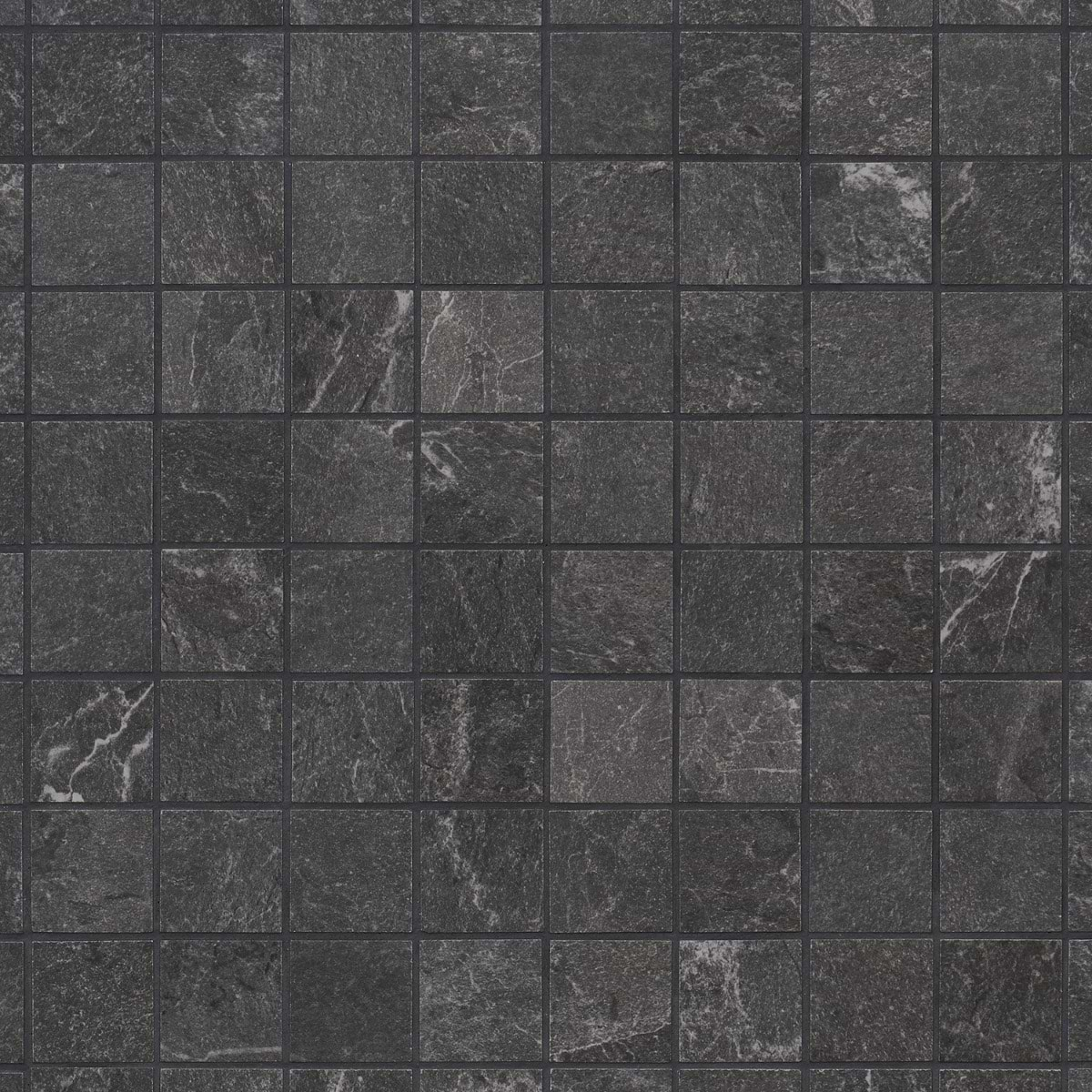 ZenTech Graphite Gray 2x2 Matte Porcelain Mosaic Tile