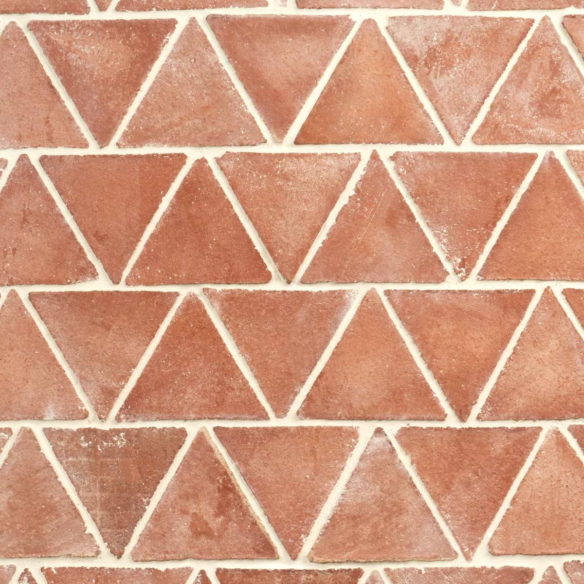 Terra Villa Red 6" Triangle Matte Terracotta Tile