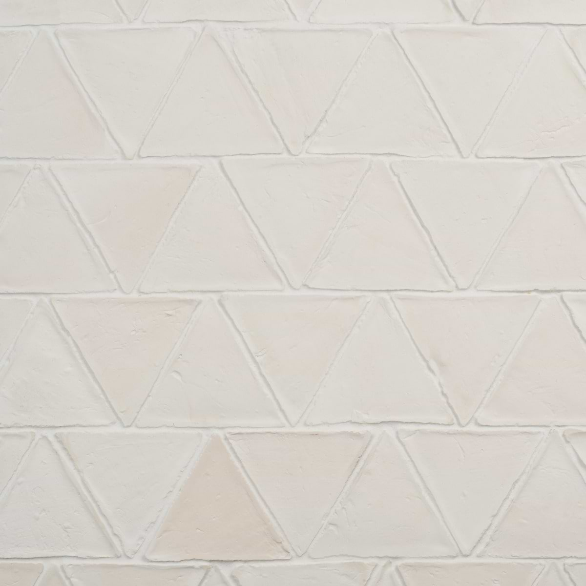 Terra Villa White 6" Triangle Matte Terracotta Tile