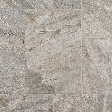 Shala Storm Gray French Pattern Matte Porcelain Tile