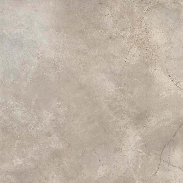 Autograph Grand Grigio Gray 48x48 Marble Look Satin Porcelain Tile