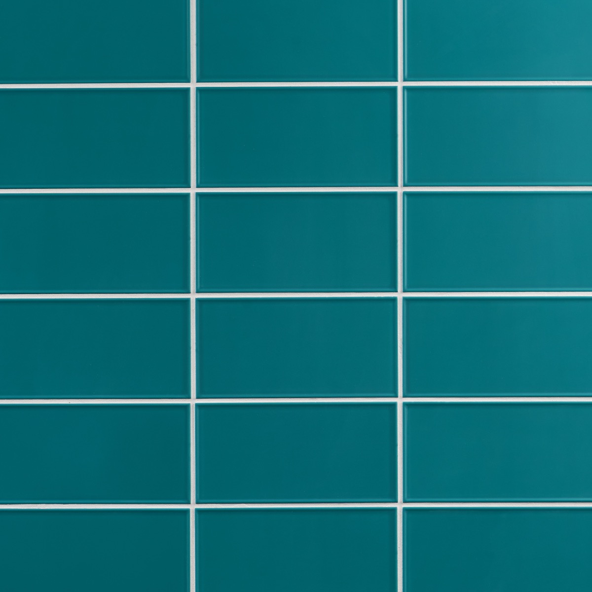 Stacy Garcia Maddox Frame Teal Blue 4x8 Matte Ceramic Subway Tile