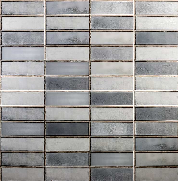 Diesel Industrial Glass Gray Ceramic Wall Tile