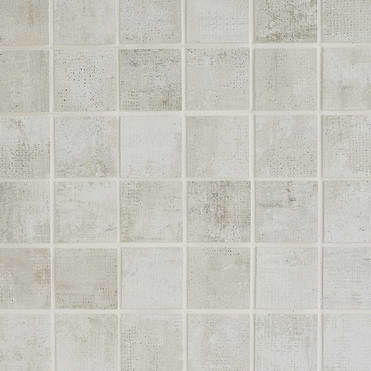 Holland Ash Light Beige 2x2 Matte Porcelain Mosaic Tile