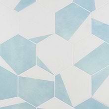 HexArt Pop Turquoise 8" Hexagon Matte Porcelain Tile