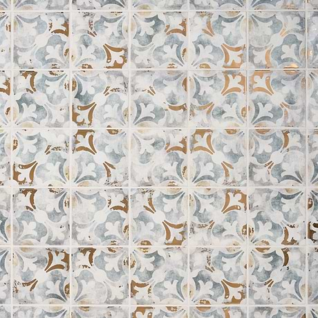 Paula Purroy Talia Bossa Gray 5x5 Matte Ceramic Tile