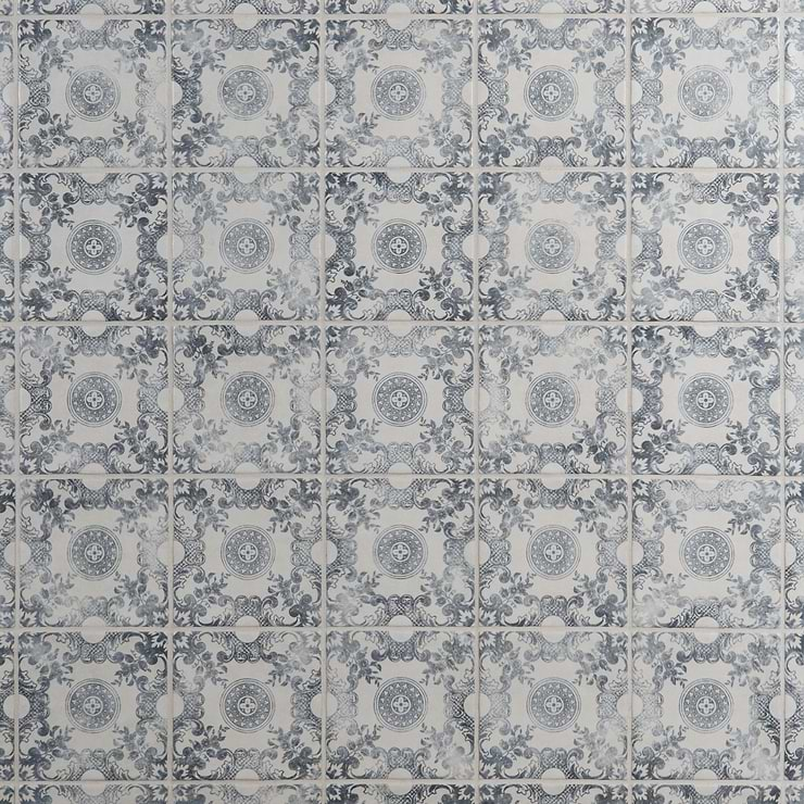 Paula Purroy Talia Cala Blue 5x5 Matte Ceramic Tile