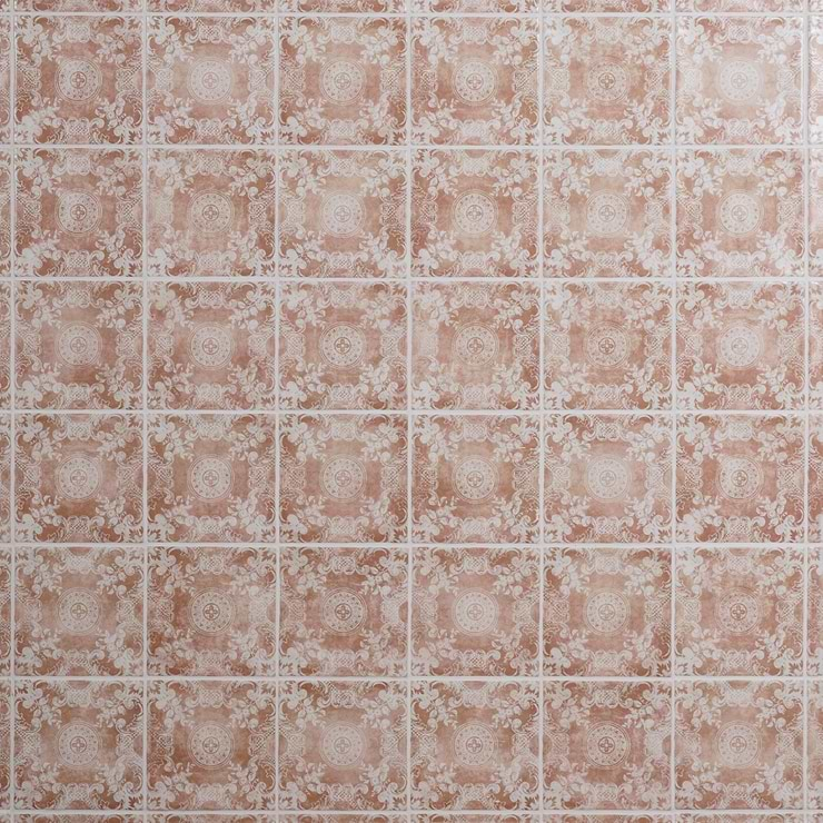 Paula Purroy Talia Cala Terracotta 5x5 Matte Ceramic Tile