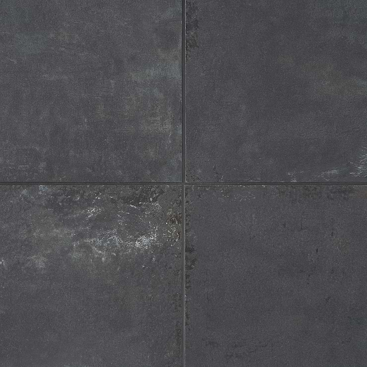 Portrait Black Gold 24x48 Matte Porcelain Tile