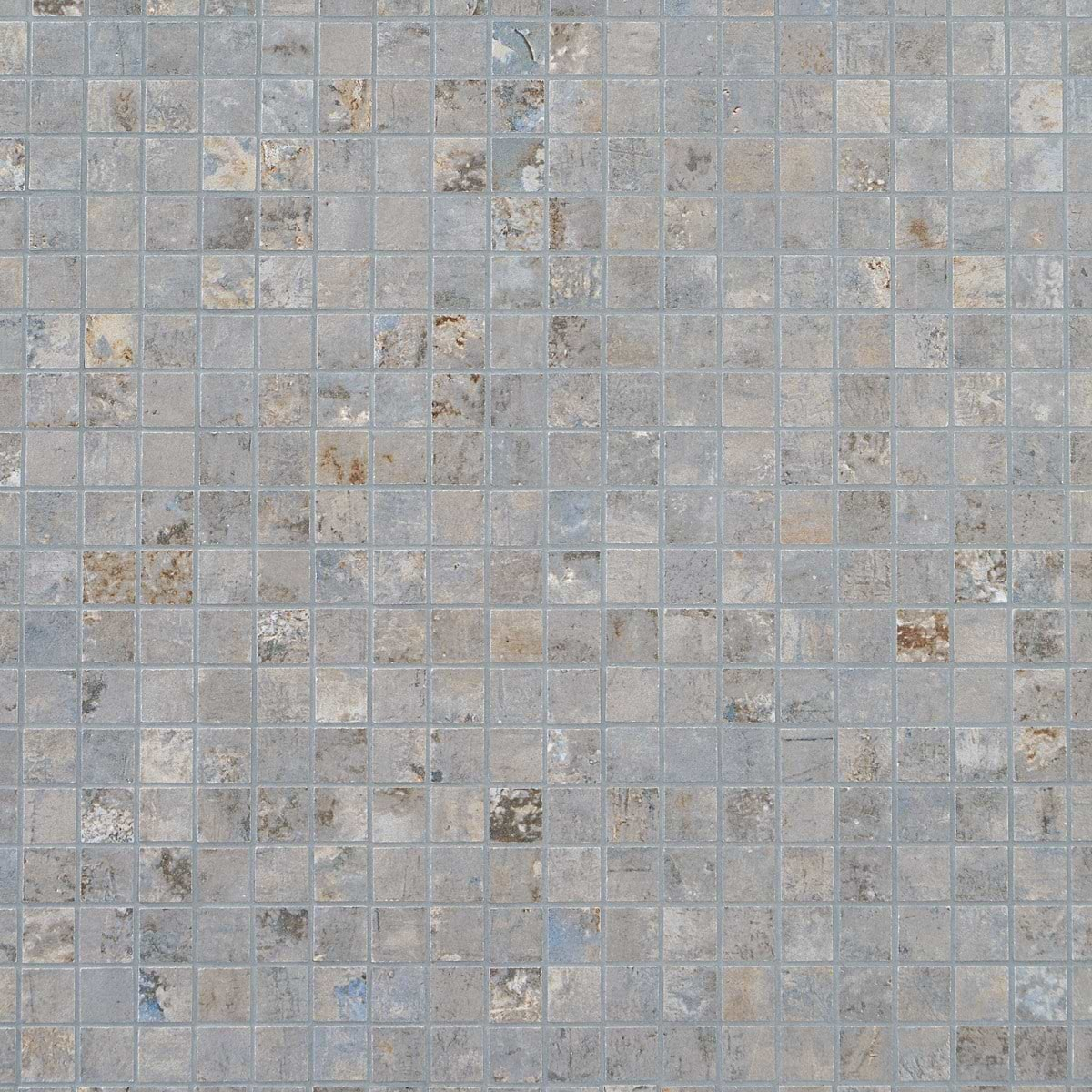 Portrait Ocean Blue 1x1 Matte Porcelain Mosaic Tile