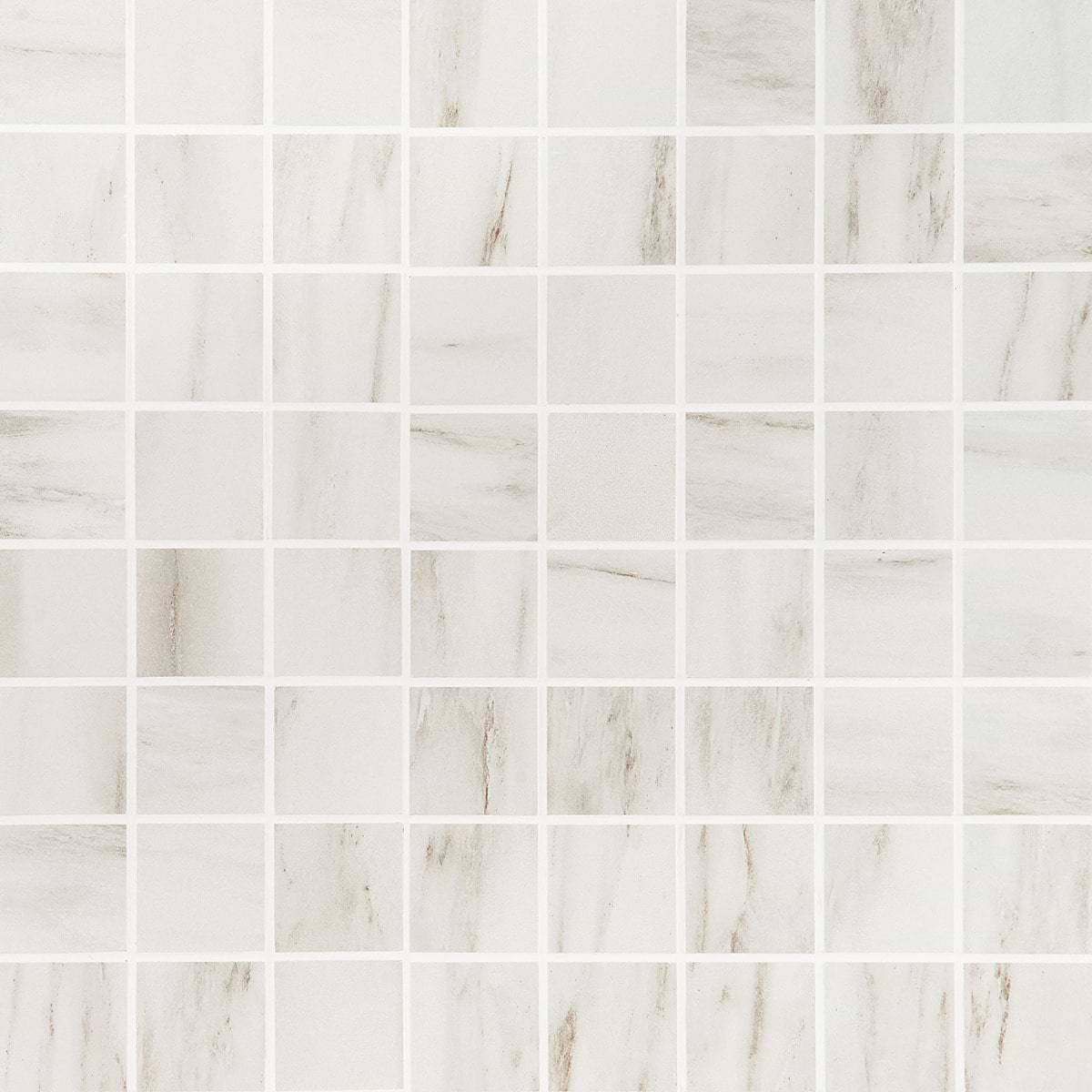 DreamStone Dolomite Snow 2x2 Matte Porcelain Mosaic