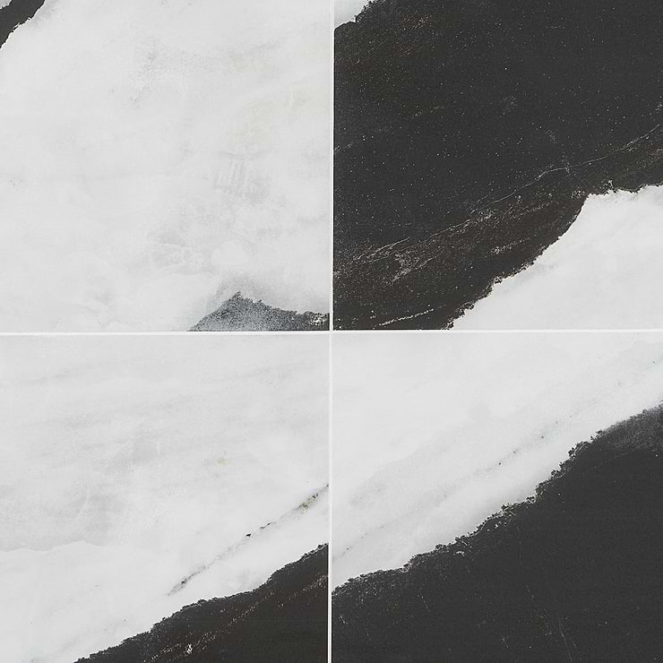 DreamStone Panda White 12x24 Matte Porcelain Tile