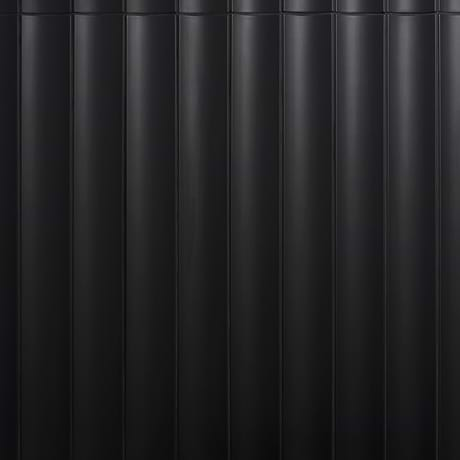 Roller Fluted Column Black 4x36 3D Handmade Matte Ceramic Tile