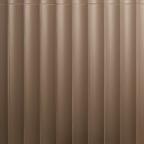 Roller Fluted Column Taupe 4x36 3D Handmade Matte Ceramic Tile