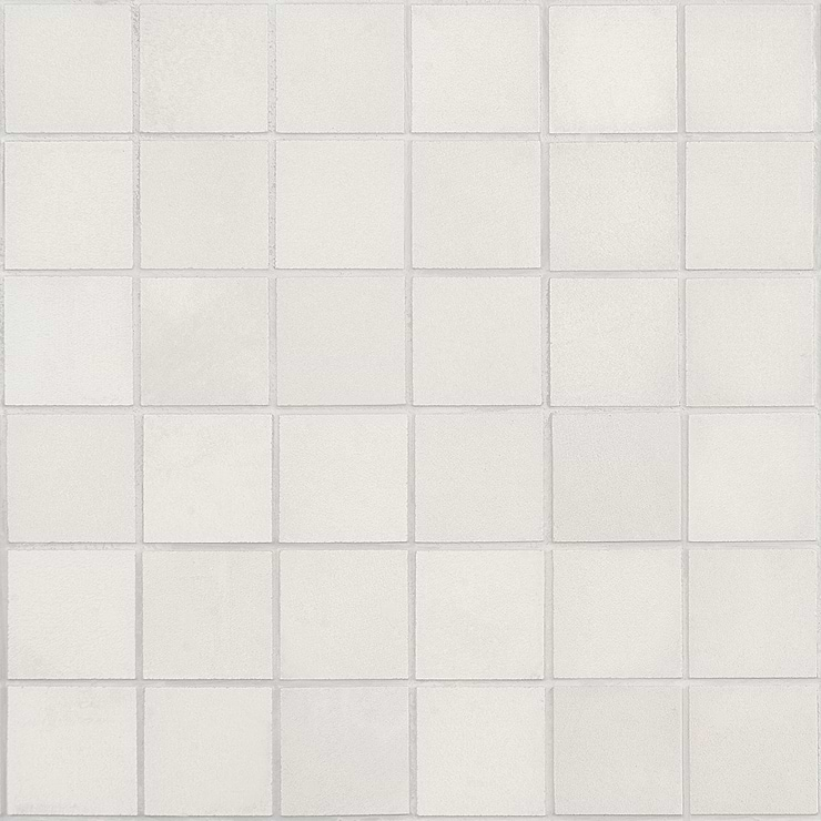 Clay Calm White 2x2 Matte Porcelain Mosaic