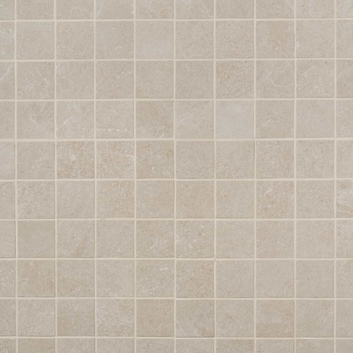 Era Crema Beige 2x2 Limestone Look Matte Porcelain Mosaic Tile