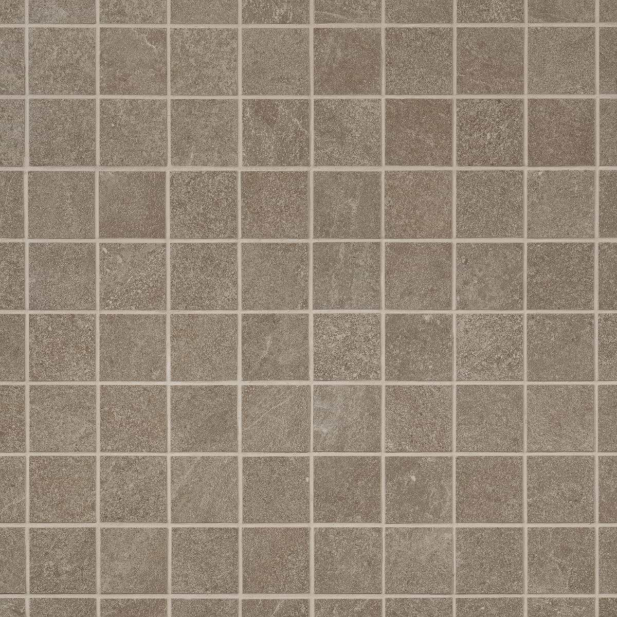 Era Caramel Brown 2x2 Limestone Look Matte Porcelain Mosaic Tile