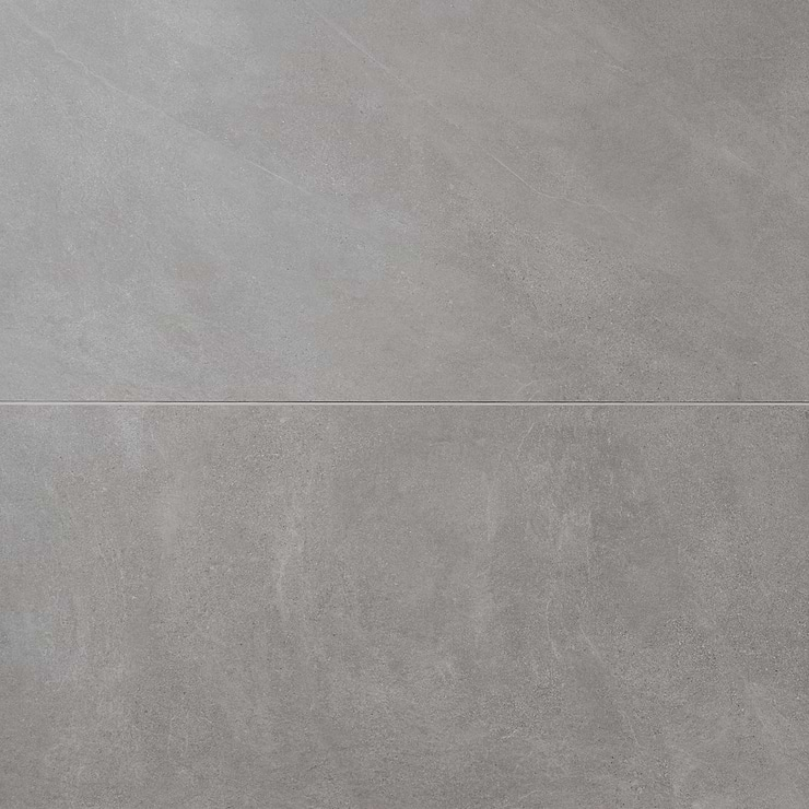 Era Silver Gray 24x48 Limestone Look Matte Porcelain Tile