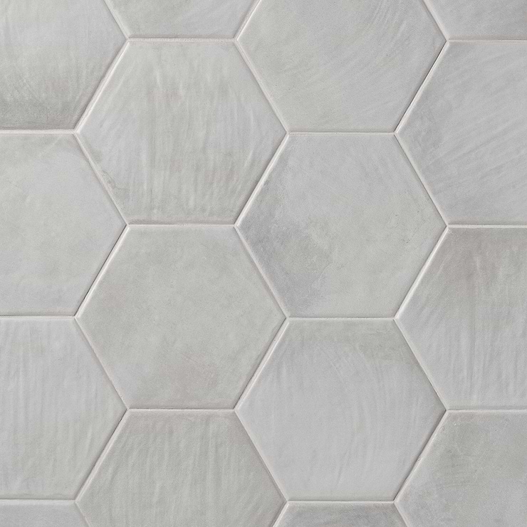 Kaleko Cement Glazed Porcelain 8" Hexagon Tile