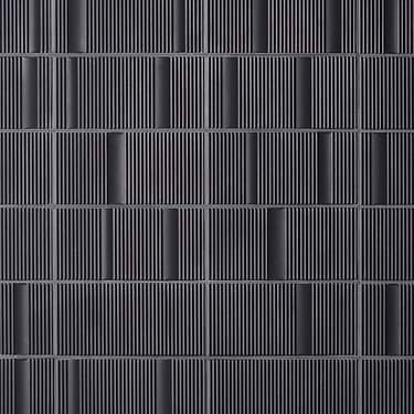 Division Antracite Black 8x16 Fluted Matte Ceramic Tile