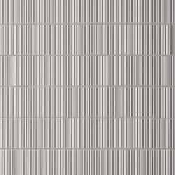 Division Silver 8x16 Fluted 3D Matte Ceramic Wall Tile