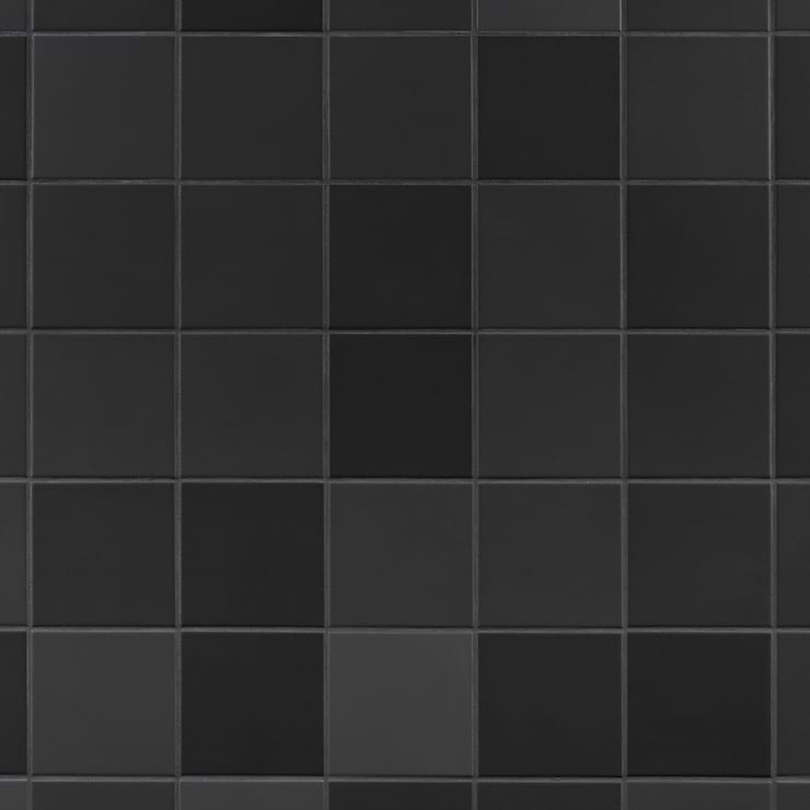 Born Charcoal Gray 5x5 Matte Porcelain Tile | Tilebar.com