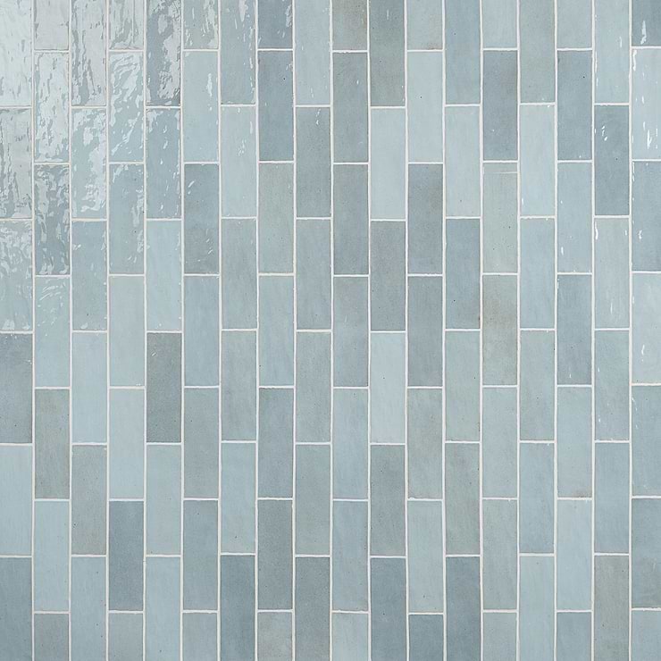 Portmore Sky Blue 3x8 Glazed Ceramic Subway Wall Tile