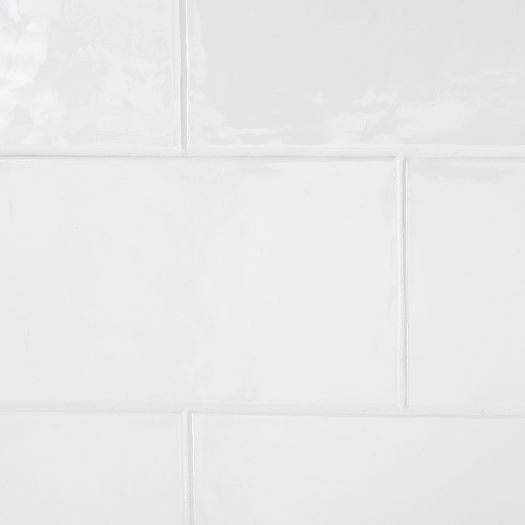 Bellami Bianco 5x10 Glazed Ceramic Tile 