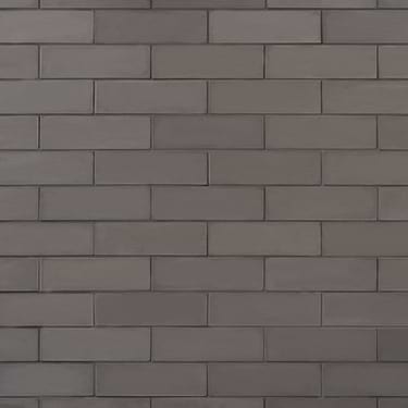 Color One Charcoal Gray 2x8 Matte Cement Subway Tile - Sample