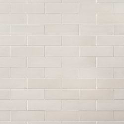 Color One Chalk White 2x8 Matte Cement Tile