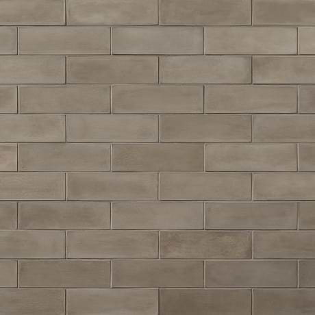 Color One Shadow Gray 2x8 Matte Cement Subway Tile