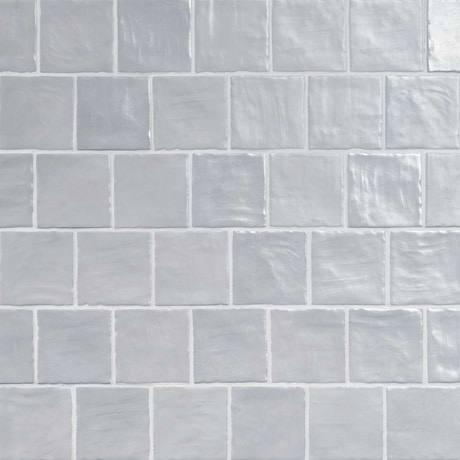 Montauk Sky Blue 4x4 Mixed Finish Ceramic Tile