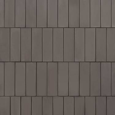 Color One Charcoal Gray 2x8 Matte Cement Subway Tile