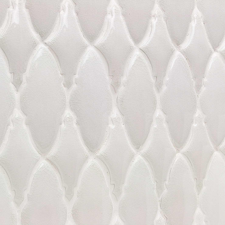 Nabi Valor Glacier White Ceramic Tile 