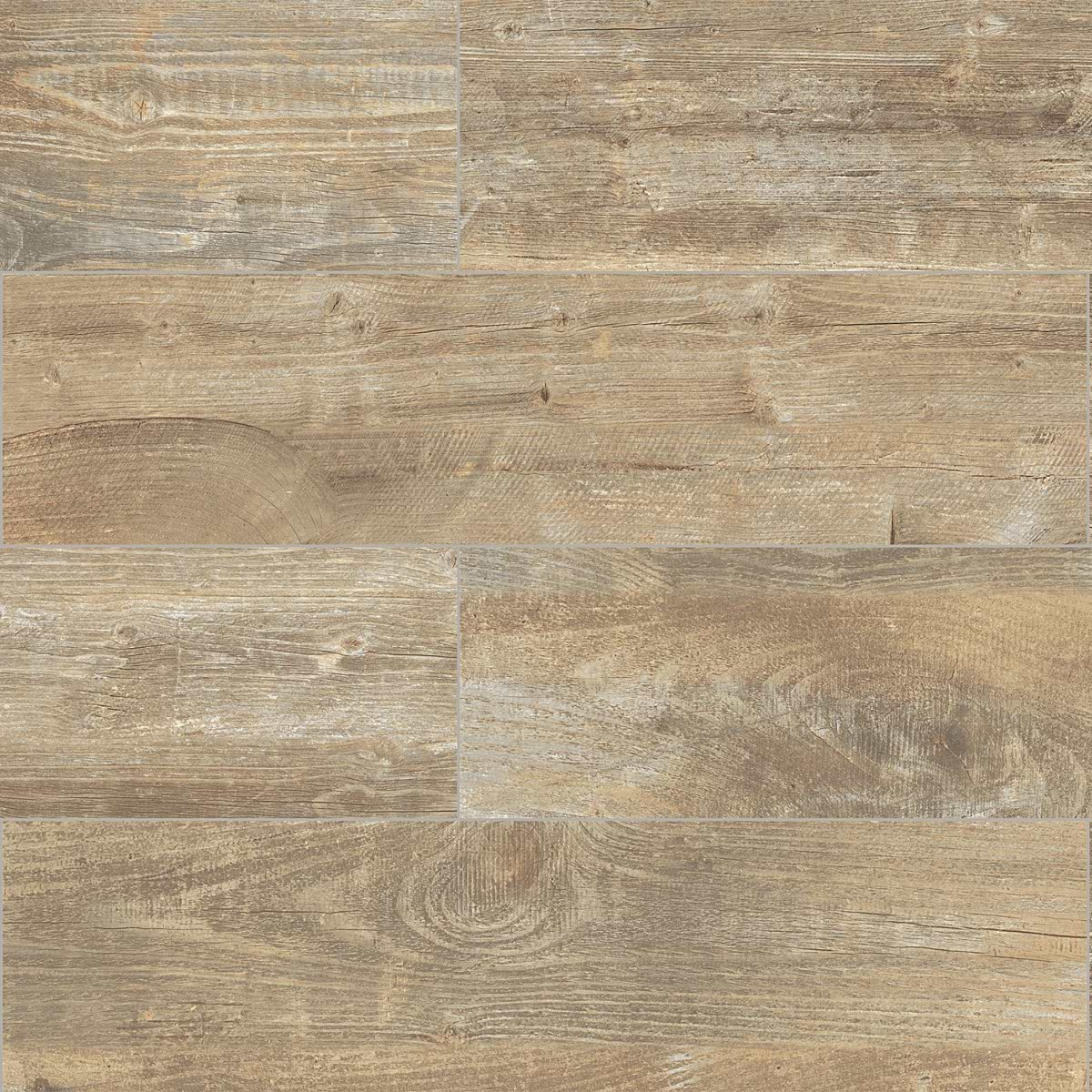 Spruce Plank Rustic Walnut 12X48 Textured Wood Look Porcelain 2CM Outdoor Paver