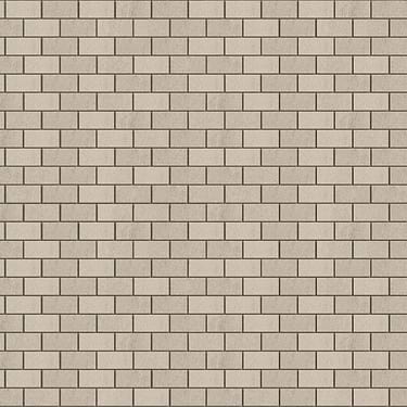 Karo Sand Beige 1x2 Brick Matte Porcelain Mosaic