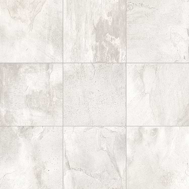 Freestyle  Bianco 24x24 Textured Porcelain 2CM Outdoor Paver