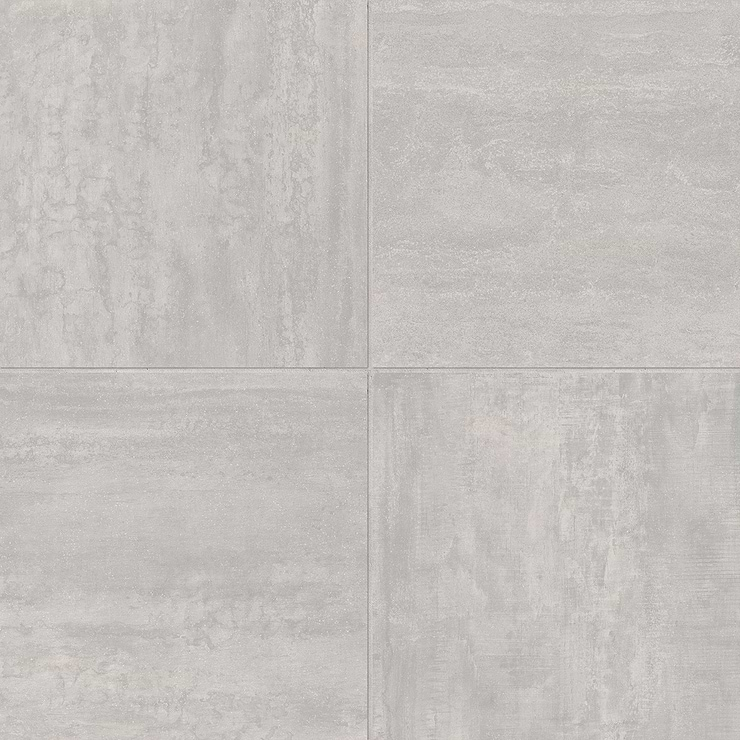 Ecliptic Chrome Gray 24x24 Matte Porcelain 2CM Outdoor Paver