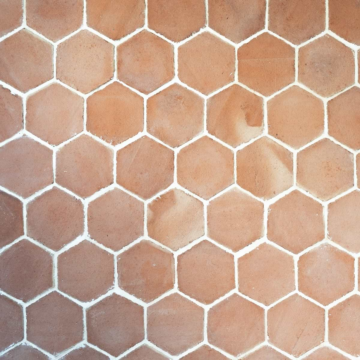 Terra Villa Red 4" Hex Matte Terracotta Tile