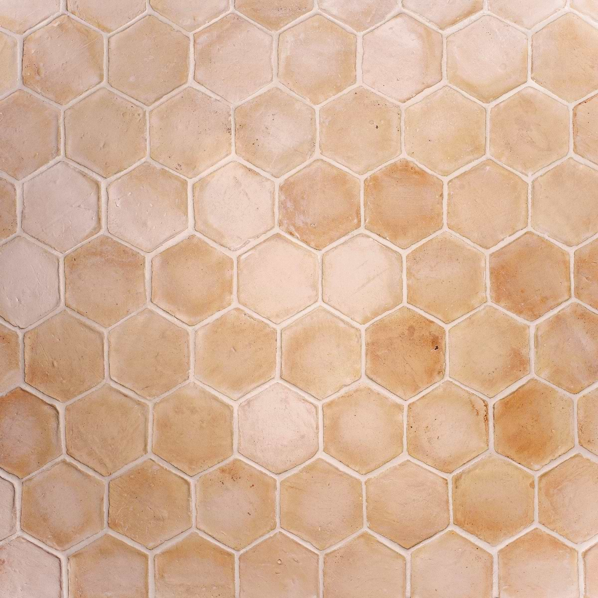 Terra Villa Sand Beige 4" Hex Matte Terracotta Tile