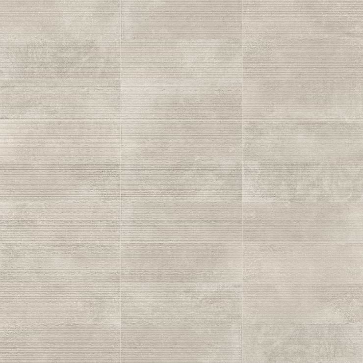 Stoneside Cream Beige Deco 12x36 Matte Ceramic Tile