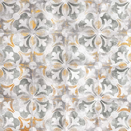 Talia Bossa Gray 5x5 Matte Ceramic Tile by Paula Purroy