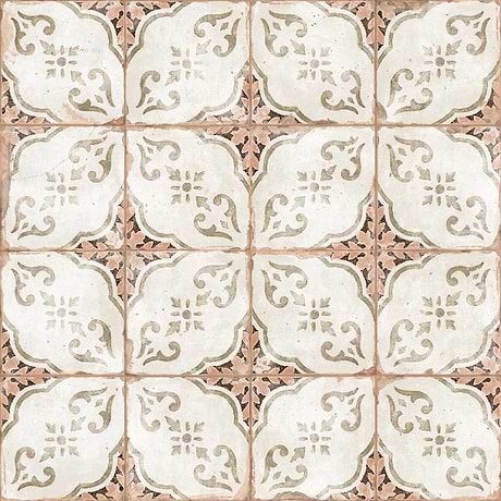 Talia Portina Terracotta 5x5 Matte Ceramic Tile by Paula Purroy