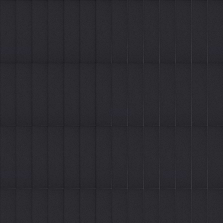 Roller Black 3x11 Subway Matte Porcelain Tile