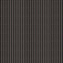 Roller Ribbed Black 4x12 3D Matte Ceramic Tile