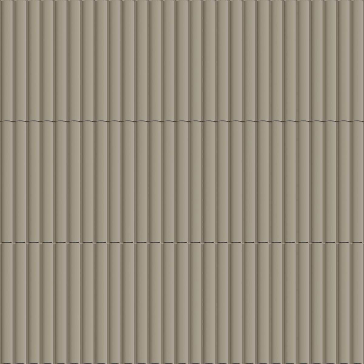 Roller Taupe Fluted Column 4x36 3D Handmade Matte Ceramic Tile