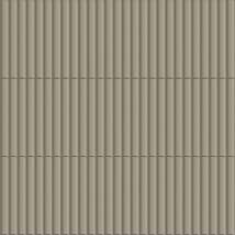 Roller Taupe Fluted Column 4x36 3D Handmade Matte Ceramic Tile