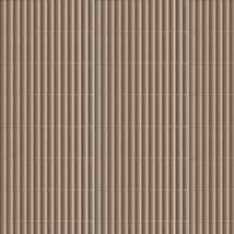 Roller Ribbed Taupe 4x12 3D Matte Ceramic Tile